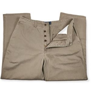 Vintage 90s Polo Ralph Lauren 67 Chino Painter Style Khakis 35x30 actual 34x29